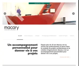 Macary.fr(Accueil) Screenshot