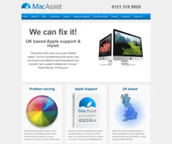 Macassist.co.uk(Apple Mac Repair) Screenshot