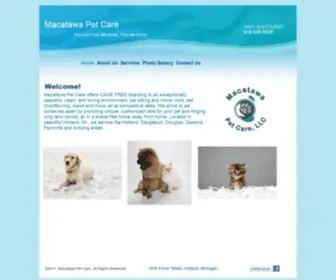 Macatawapetcare.com(Macatawa Pet Care) Screenshot