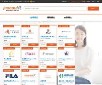 Macauhr.com(Macau’s) Screenshot