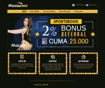 Macauindo.com Screenshot