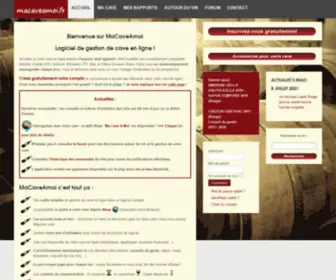 Macaveamoi.fr(Gestion de cave en ligne) Screenshot