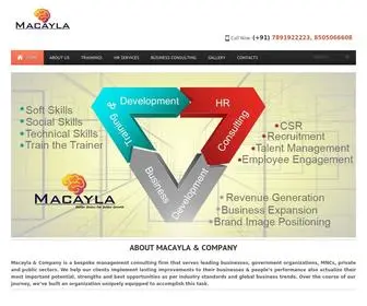 Macaylaindia.com(Macayla Group) Screenshot