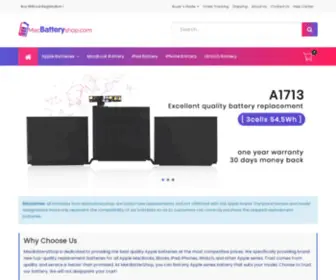 Macbatteryshop.com(Professional Apple battery shop from Canada) Screenshot