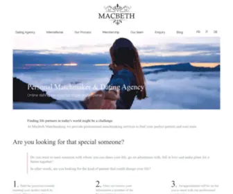 Macbeth-Matchmaking.com(Executive Dating Agency) Screenshot