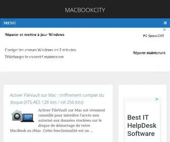 Macbookcity.fr(Univers spécialisé pour les MacBook Apple) Screenshot