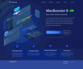 Macboost.net(Make your Mac run faster. MacBooster 2) Screenshot