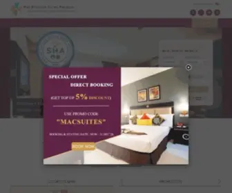 Macboutiquesuites.com(Bangkok Hotel) Screenshot