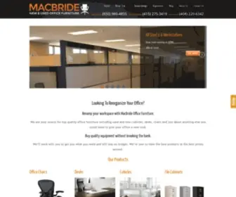 Macbrideofficefurniture.com(MacBride Office Furniture) Screenshot