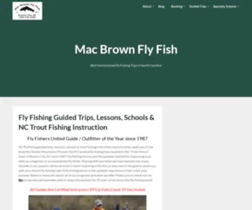 Macbrownflyfish.com(Macbrownflyfish) Screenshot
