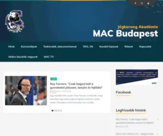 Macbudapest.hu(Kezdőoldal) Screenshot