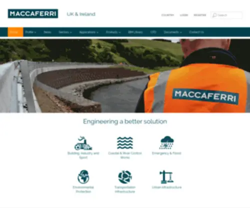 Maccaferri.co.uk(Maccaferri) Screenshot