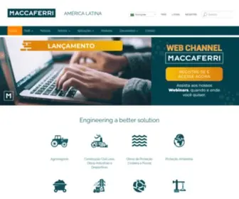 Maccaferri.com.br(Maccaferri do Brasil) Screenshot