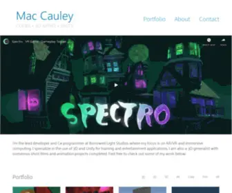 Maccauley.io(Creative Director) Screenshot