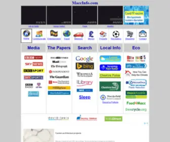 Maccinfo.com(Macclesfield Local Information) Screenshot