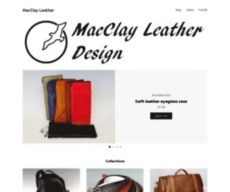 Macclayleather.com(Macclayleather) Screenshot