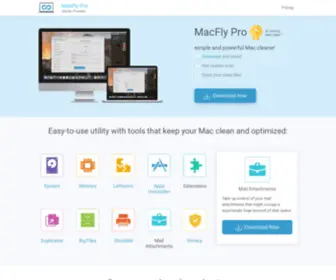 Maccleanertool.com(New Smart Approach to Mac Cleaning) Screenshot