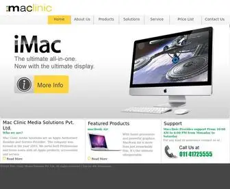 Macclinicindia.com(Mac Clinic Media Solution Pvt Ltd) Screenshot