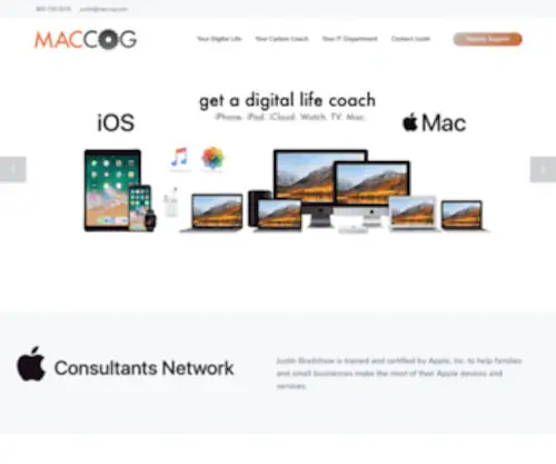 Maccog.com(Grease your digital wheels) Screenshot