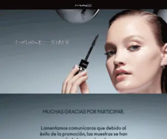 Maccosmeticsmacstack.es(MAC STACK) Screenshot