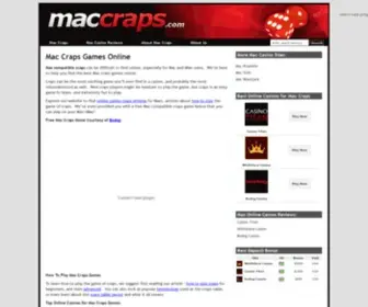 Maccraps.com(Mac Craps) Screenshot