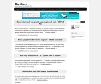 Maccrazy.com(Mac Crazy) Screenshot