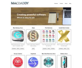 MaCDaddy.io(Creating powerful softwarewhich) Screenshot