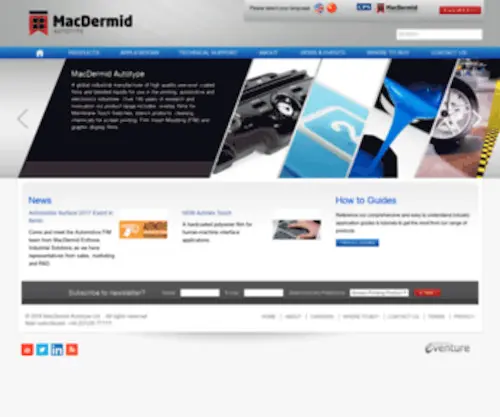 MaCDermidautotype.com(MacDermid Autotype) Screenshot