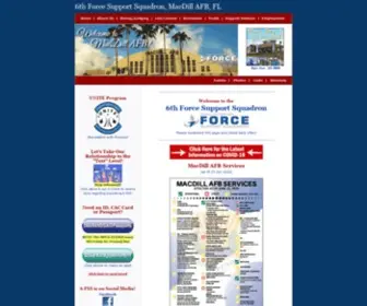 MaCDillfss.com(MacDill Force Support Squadron) Screenshot