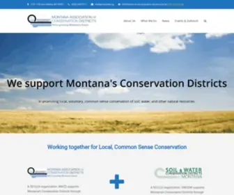 MaCDNet.org(Advocacy & Support for Montana's Local Conservation Districts) Screenshot