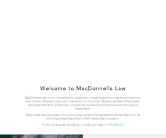 MaCDonnells.com.au(MacDonnells Law) Screenshot