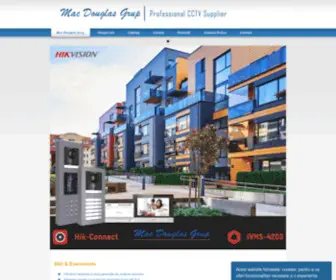 MaCDouglas.ro(Supraveghere Mac Douglas distribuitor echipamente video CCTV) Screenshot