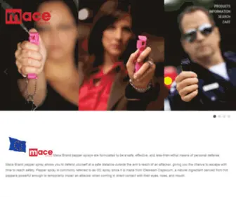 Mace-Europe.com(Mace Europe The Original Pepper Spray) Screenshot