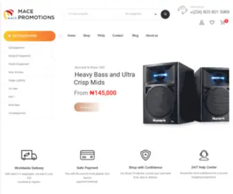 Mace.ng(MUSICAL EQUIPMENT /DJ EQUIPMENT/STAGE & LIGHTING STORE) Screenshot