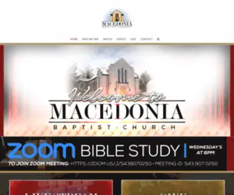 Macedoniabaptist.info(Hjemmeside) Screenshot