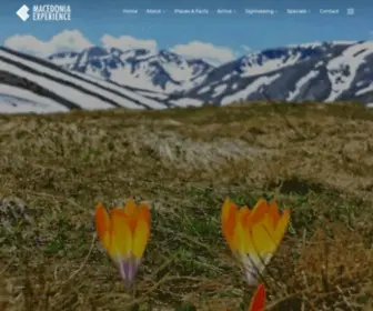Macedoniaexperience.com(Travel to Macedonia with the experiential and adventure travel specialists) Screenshot