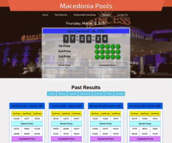 Macedoniapools.com(Macedonia Pools) Screenshot