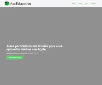 Maceducativo.com.br(Aulas e Cursos Apple com professores particulares em Brasília para iMac) Screenshot