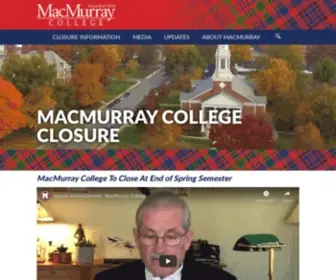 Mac.edu(MacMurray College) Screenshot