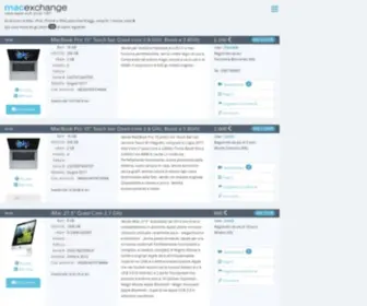Macexchange.it(Mac usati) Screenshot