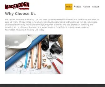 MacFaddenplumbing.ca(MacFadden Plumbing) Screenshot