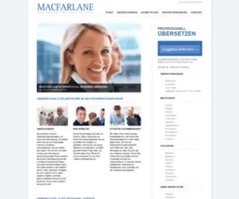 MacFarlane.de(Übersetzungen Englisch Deutsch) Screenshot
