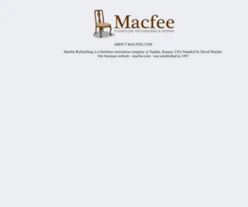 MacFee.com(Macfee) Screenshot