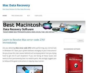 MacFixz.com(Mac Data Recovery Software) Screenshot