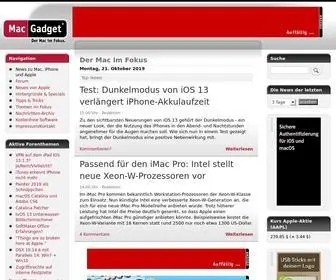 MacGadget.de(Der Mac im Fokus) Screenshot