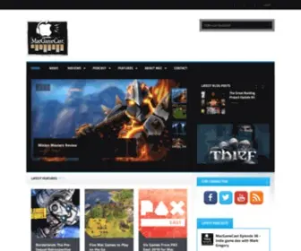 MacGamecast.com(Mac Gaming News) Screenshot
