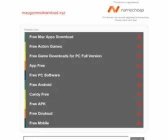 MacGamesdownload.xyz(Domain Details Page) Screenshot