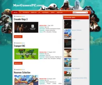 MacGamespc.com(Download all new games for free) Screenshot