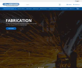 MacGregors.ca(MacGregors Industrial Group) Screenshot