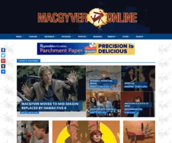 MacGyveronline.com(The Complete Guide To MacGyver) Screenshot